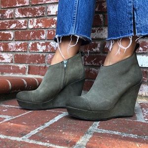 Diesel Platform wedge booties